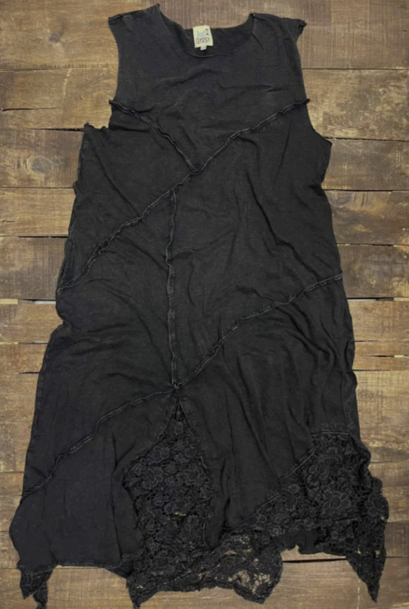JADED GYPSY Layer It Up Dress - Vintage Black