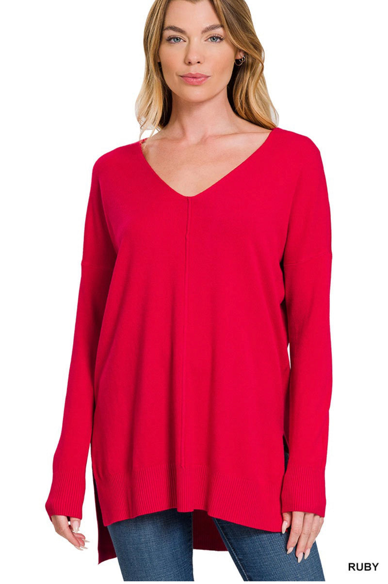 #1 Seller Hi-Low Split Side Sweaters
