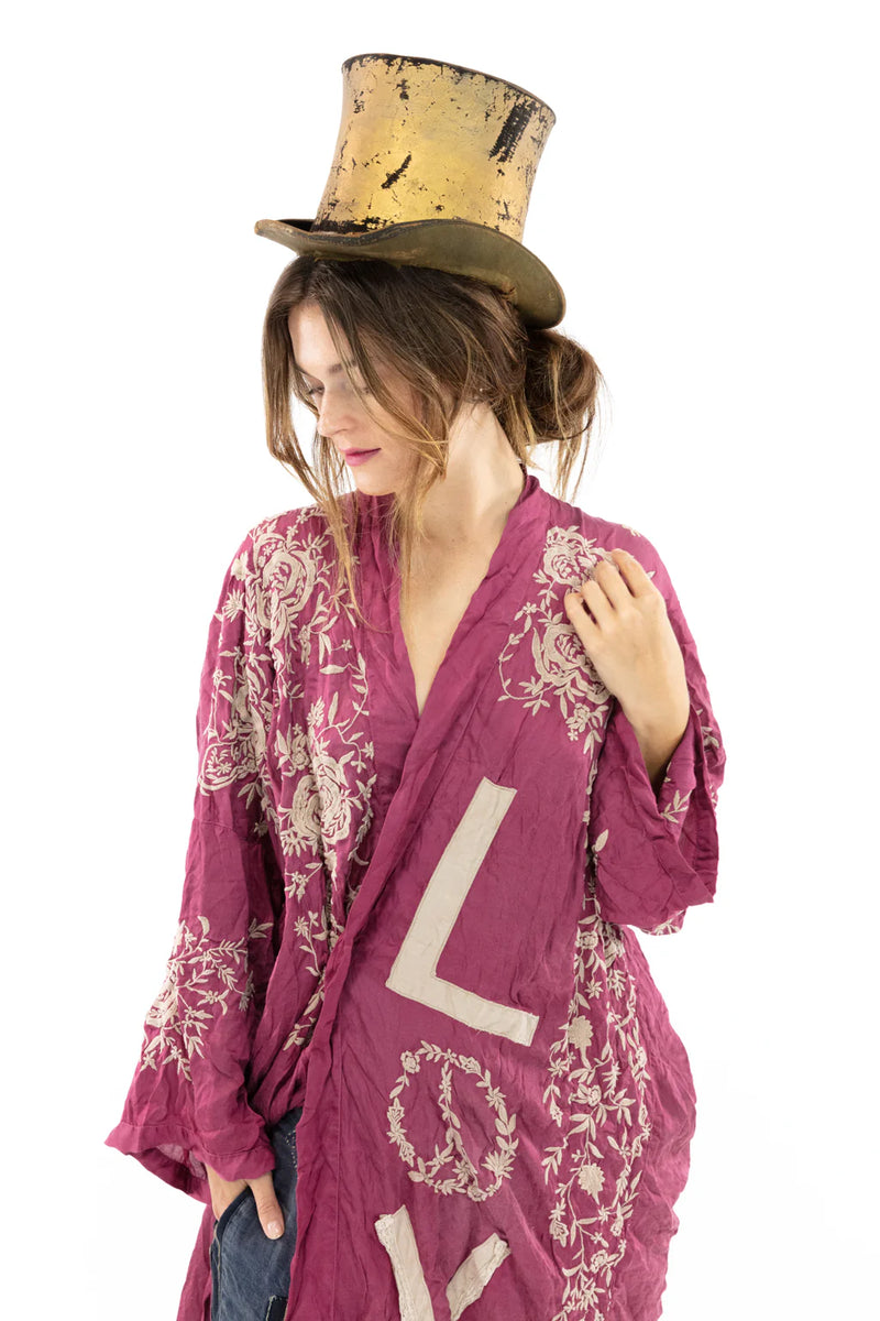 MAGNOLIA PEARL JACKET 505 Appliqué Blessed Kimono