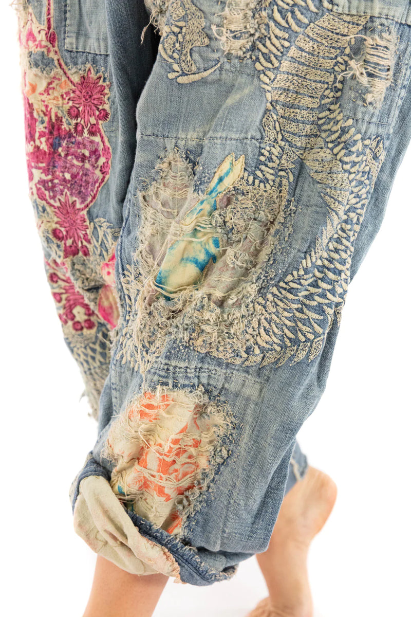 MAGNOLIA PEARL PANTS 457 Embroidered Dragon Miners