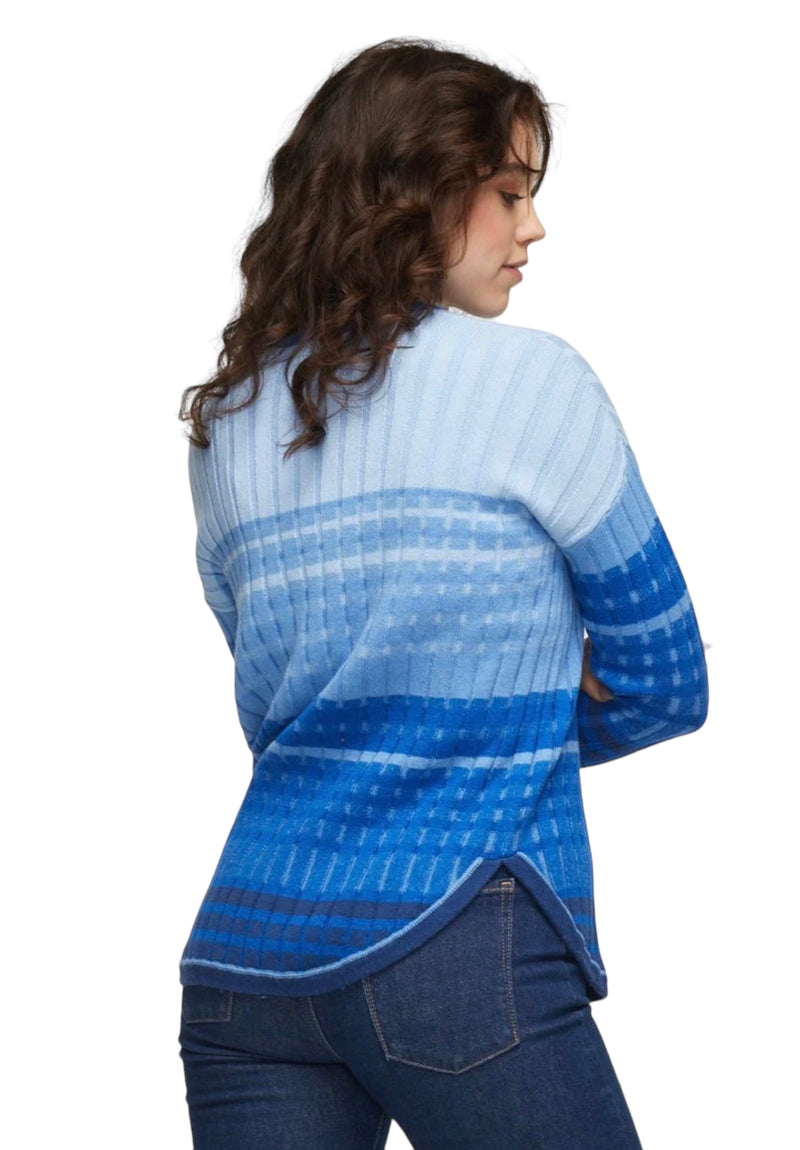 ZAKET&PLOVER ZP5328U Stripe Ribbed Sweater