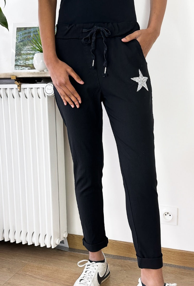 Star Crinkle Jogger Pant