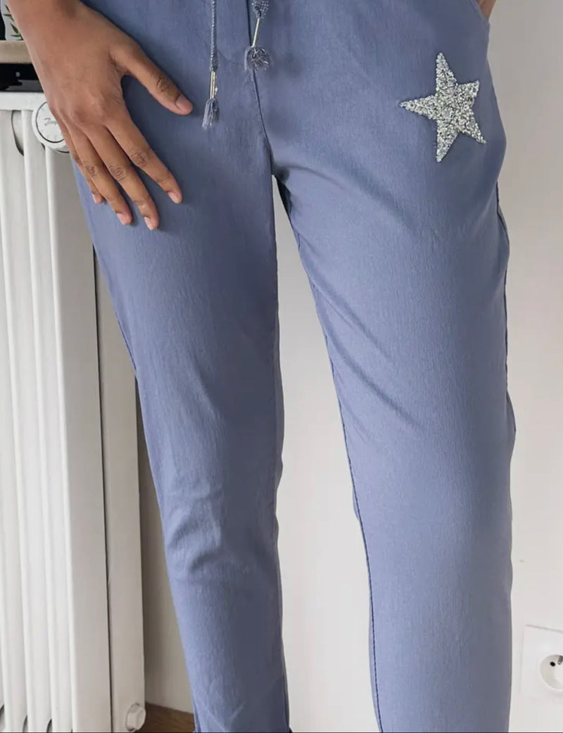 Star Crinkle Jogger Pant