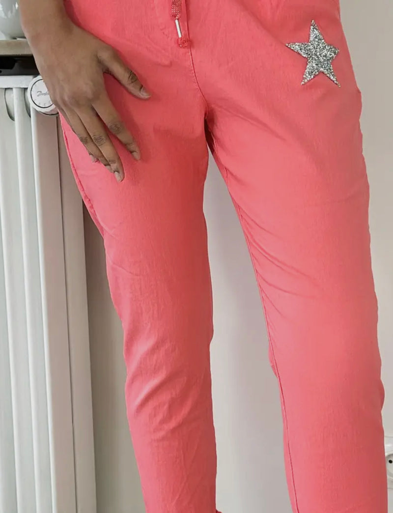 Star Crinkle Jogger Pant