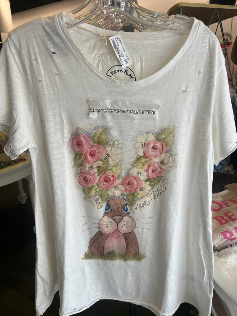 Bunny FLOWER CHILD T-Shirt