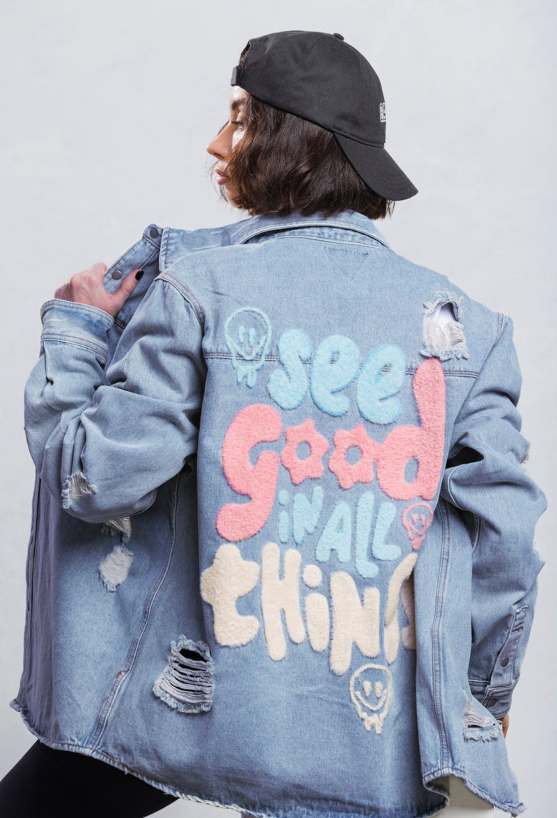 See Good in All Things Denim Jacket