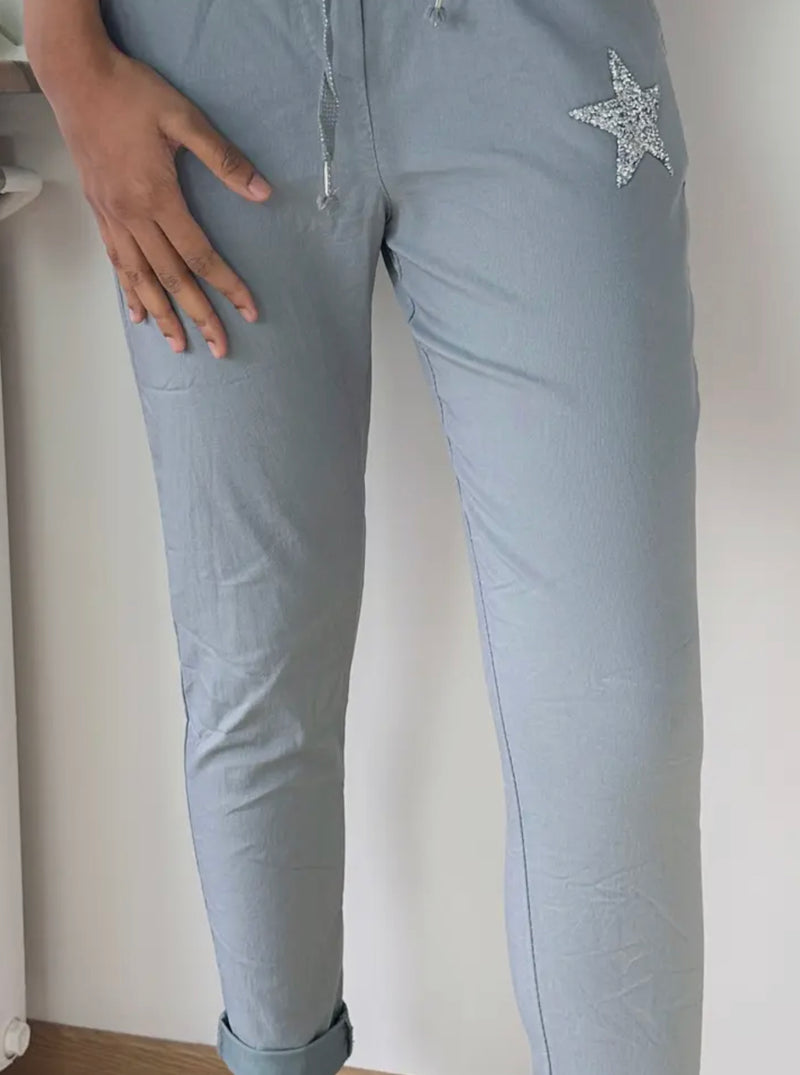 Star Crinkle Jogger Pant