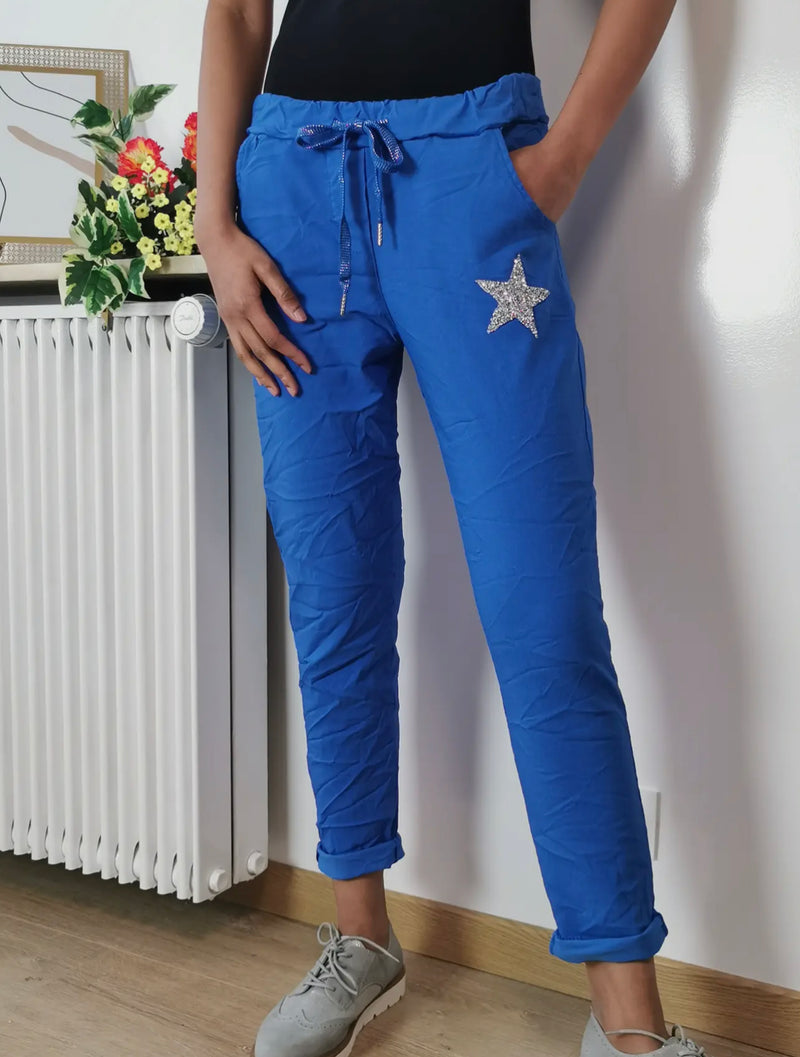 Star Crinkle Jogger Pant