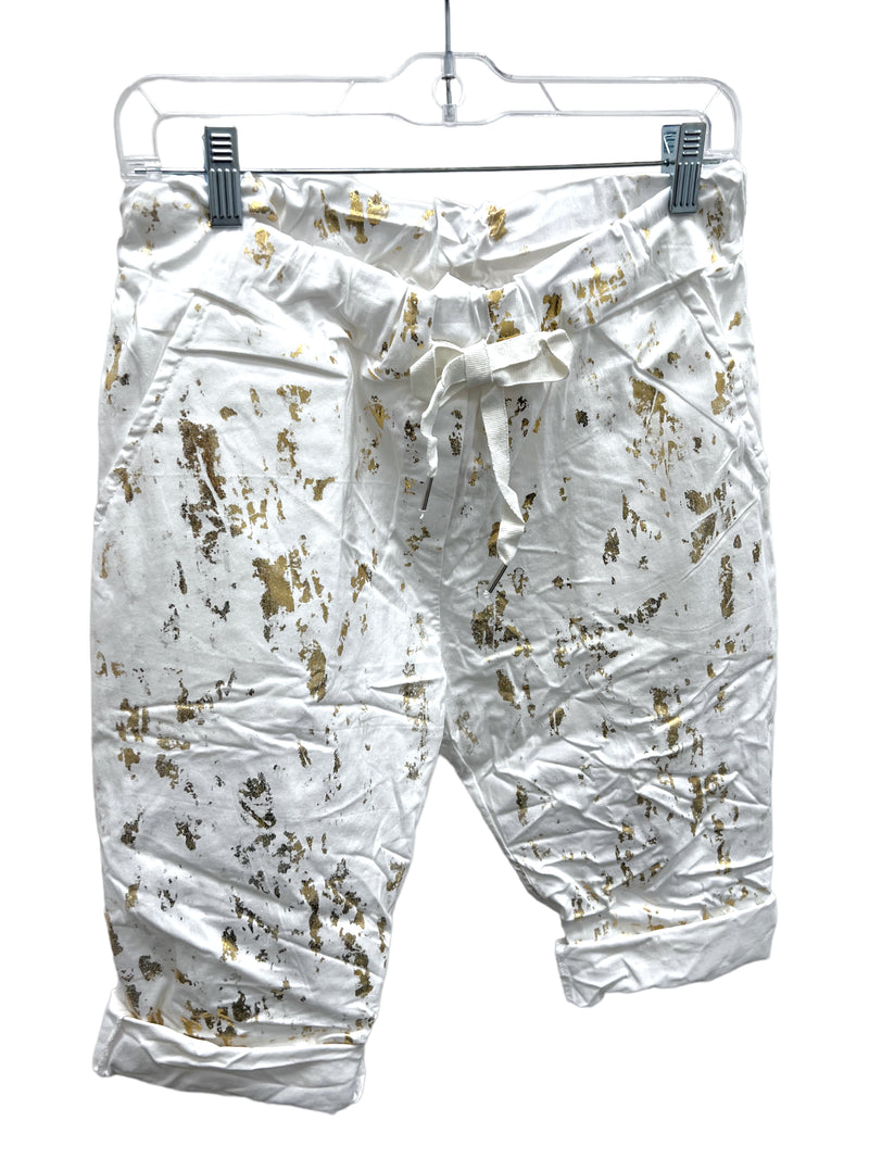 BRAND BAZAR GOLDIE Metallic Shorts
