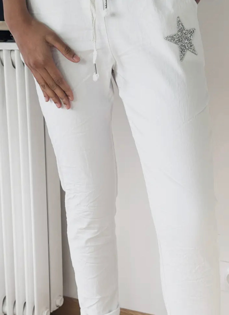 Star Crinkle Jogger Pant