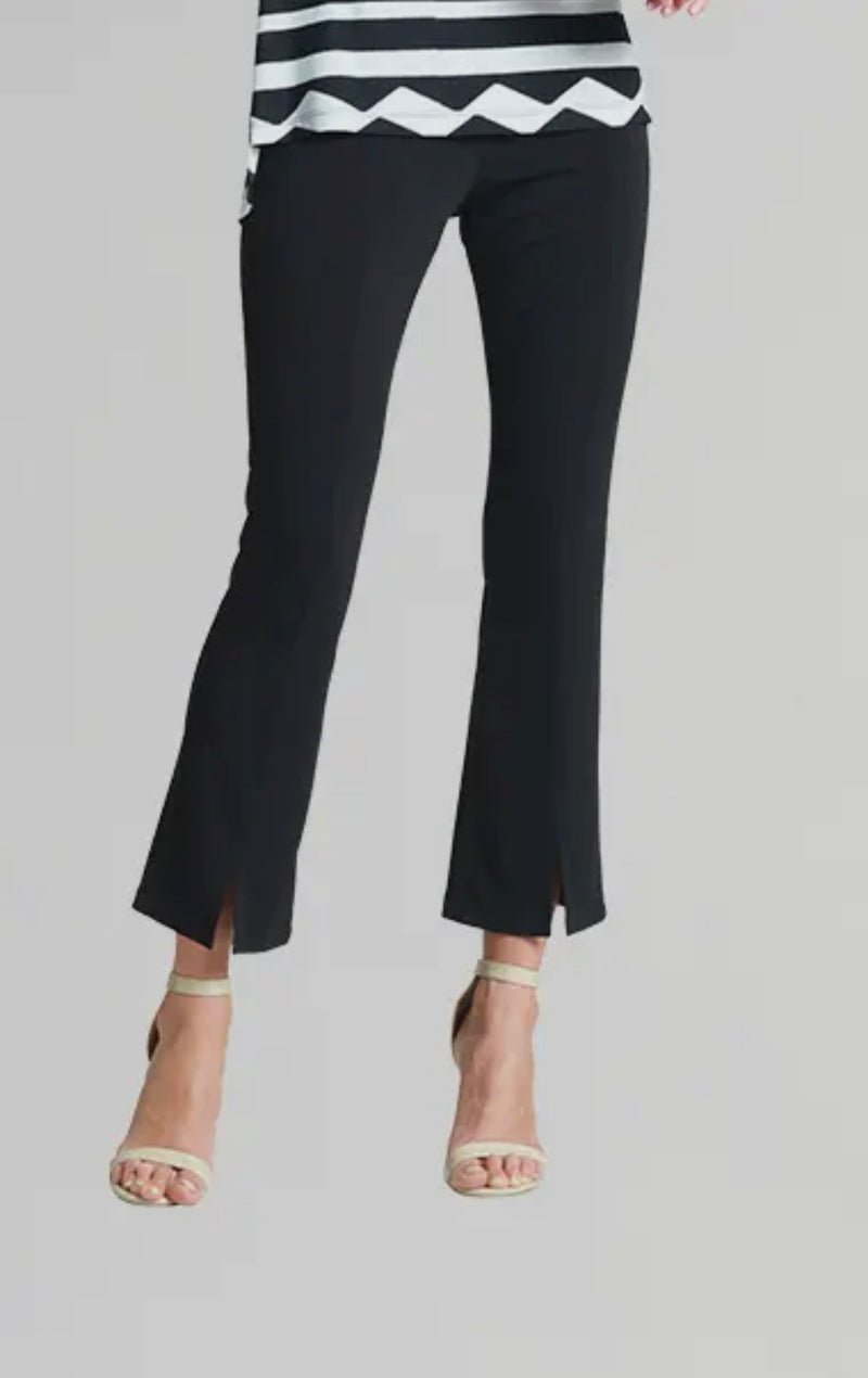 CLARA SUNWOO PT4 Center Seam Front Slit Ankle Pant