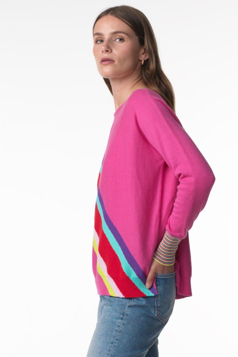 Rainbow Sweater ZP4211U Pink