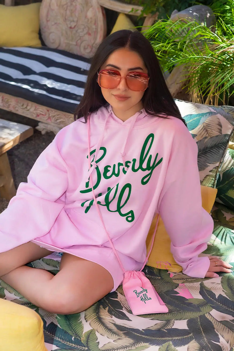 LA TRADING CO DRIX OVERSIZED HOODIE - Beverly Hills (Pink)
