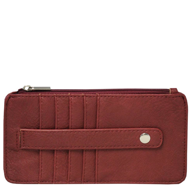 Marie RFID Credit Card Sleeve Wallet - Red