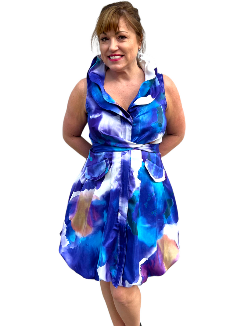 #1 Seller -  Spring Watercolor Bubble Dress S23150