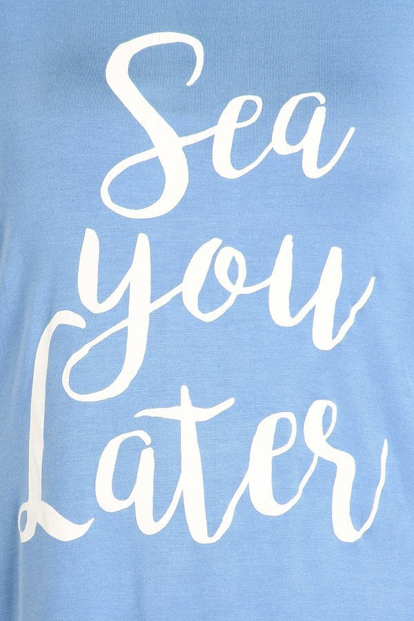 BLVD 70682D Sea You Later Tee