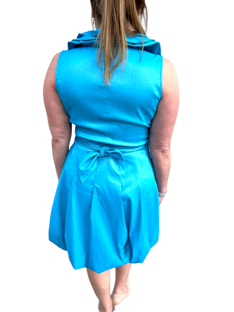 #1 Seller - Tie Bubble Dress S16150