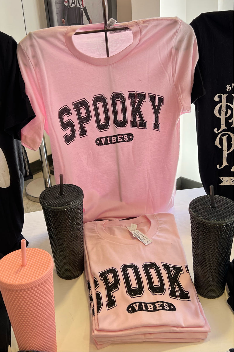 “SPOOKY” Pink T-shirt