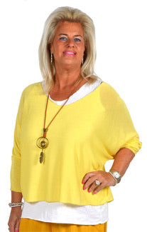 CATHERINELILLY ITG19005YL 2 pc tunic