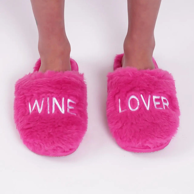 LA TRADING CO BEL AIR SLIPPERS - Wine Lover (Pink)