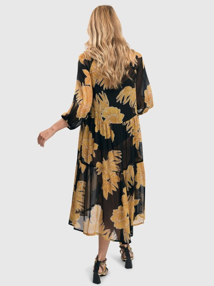 Golden Floral Dress ALEMBIKA 7SD100G